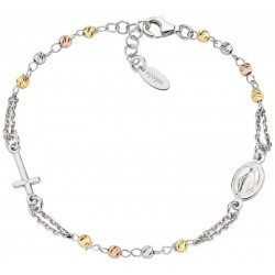 Imagen de la Pulsera Rosario Amen en plata mujer BROBBRGD3