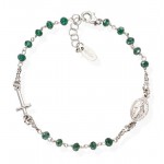 Amen Rosenkranz Armband aus Silber mit Kristallen BROBVB3 kaufen