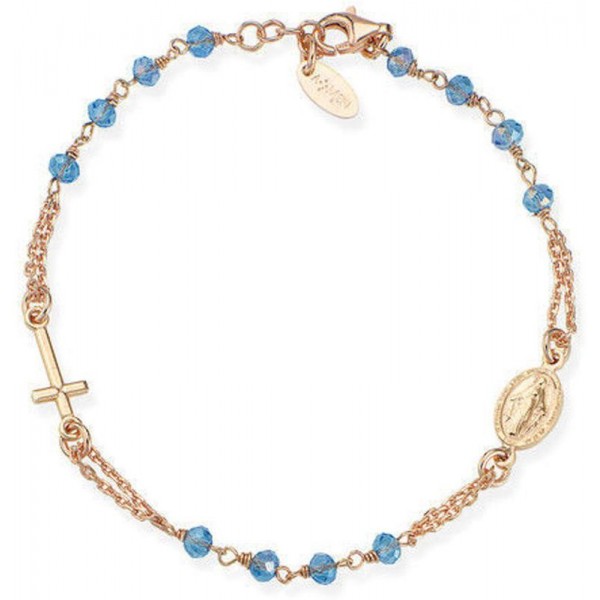 Image du Bracelet Chapelet Amen en argent avec cristaux BRORC3