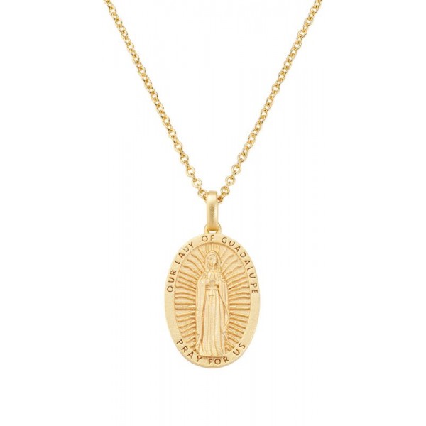 Amen Our Lady of Guadalupe Medal Necklace for women CLGUGM Image of the Amen Our Lady of Guadalupe Medal Necklace for women CLGUGM