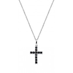 Comprare Collana Amen Croci in argento con zirconi da donna CRBN02