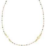 Imagen del Collar Rosario Amen en plata con cristales para mujeres CRO10GTOVE3