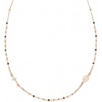 Amen Rosenkranz Kette aus Silber mit Kristallen für Damen CRO10RMMM3 Bild der Amen Rosenkranz Kette aus Silber mit Kristallen für Damen CRO10RMMM3