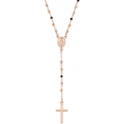 Collar Rosario Amen en plata con cristales para mujeres CRO10RMMM4