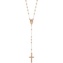Collar Rosario Amen en plata CRO25R