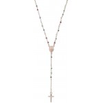 Collana Rosario Amen in argento con cristalli donna CRO25RMU4 Immagine della Collana Rosario Amen in argento con cristalli donna CRO25RMU4
