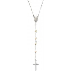 Collar Rosario Amen en plata para mujeres CRO30BBRGD