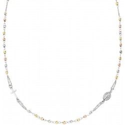 Collar Rosario Amen en plata para mujeres CROBBRGD3