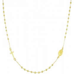 Collar Rosario Amen en plata CROG25