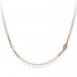 Amen Rosenkranz Kette aus Silber und Perlen für Damen CRORB3 kaufen