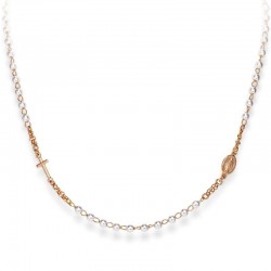 Comprar Collar Rosario Amen en plata y perlas para mujeres CRORB3