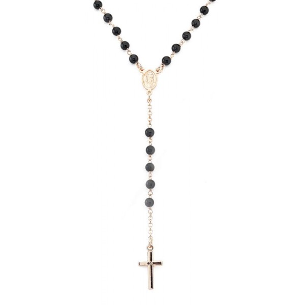 Comprar Collar Rosario Amen en plata con cristales CRORN4