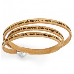 Image of the Amen Lords Prayer Bracelet in Italian PNIT14