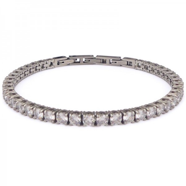 Boccadamo Man mens tennis Bracelet ABR651 Image of the Boccadamo Man mens tennis Bracelet ABR651