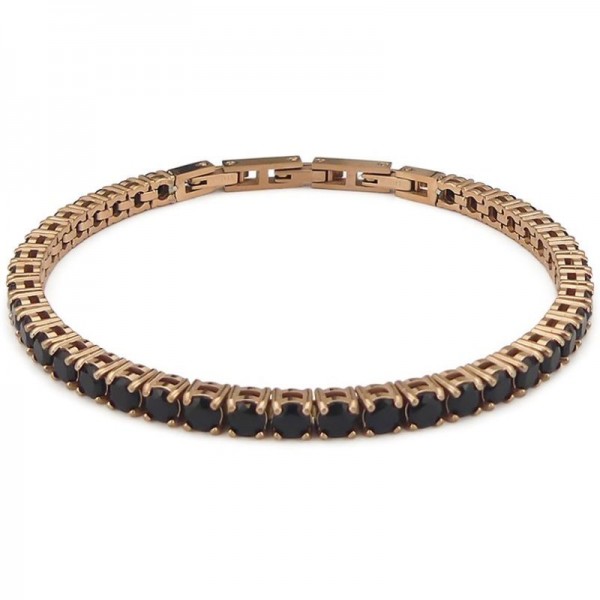 Boccadamo Man mens tennis Bracelet ABR652RS Image of the Boccadamo Man mens tennis Bracelet ABR652RS