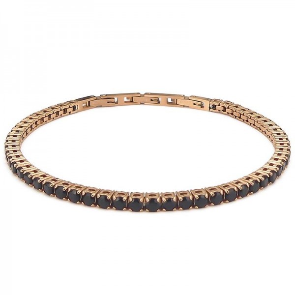 Boccadamo Man mens tennis Bracelet ABR654RS Image of the Boccadamo Man mens tennis Bracelet ABR654RS