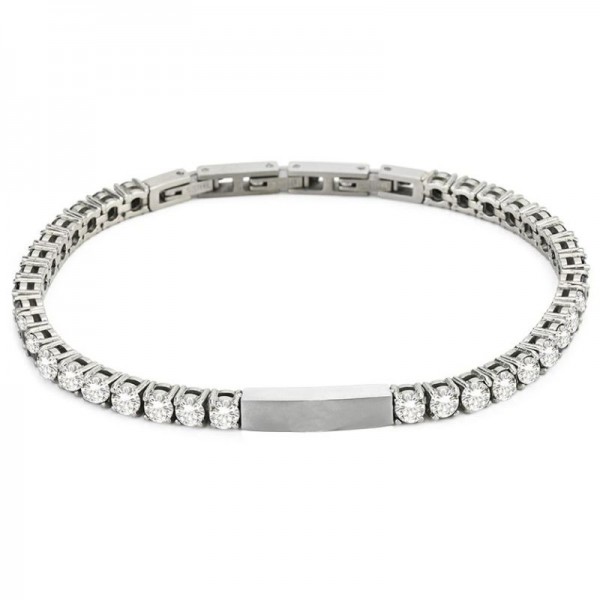 Boccadamo Man mens tennis Bracelet ABR671 Image of the Boccadamo Man mens tennis Bracelet ABR671