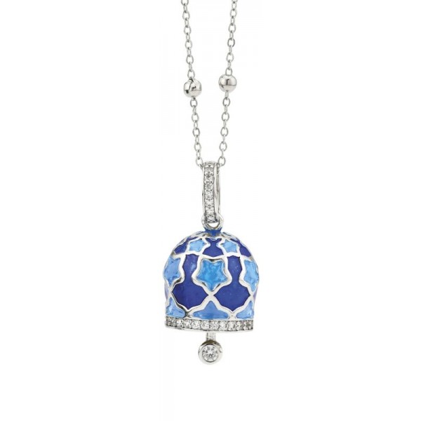 Image du Collier Femme Boccadamo avec Clochette Porte-Bonheur CL/GR03