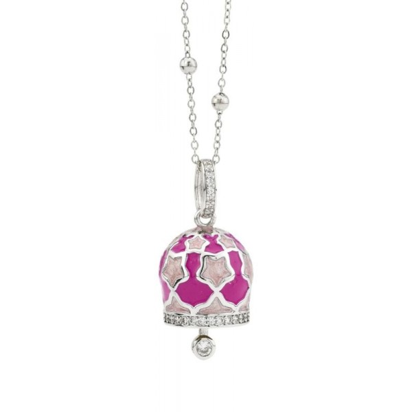 Collier Femme Boccadamo avec Clochette Porte-Bonheur CL/GR04 Image du Collier Femme Boccadamo avec Clochette Porte-Bonheur CL/GR04