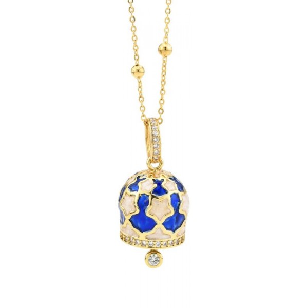 Collier Femme Boccadamo avec Clochette Porte-Bonheur CL/GR07 Image du Collier Femme Boccadamo avec Clochette Porte-Bonheur CL/GR07
