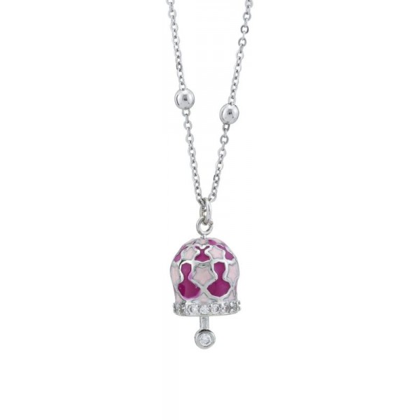Collier Femme Boccadamo avec Clochette Porte-Bonheur CL/GR12 Image du Collier Femme Boccadamo avec Clochette Porte-Bonheur CL/GR12
