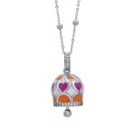 Collier Femme Boccadamo avec Clochette Porte-Bonheur CL/GR20 Image du Collier Femme Boccadamo avec Clochette Porte-Bonheur CL/GR20