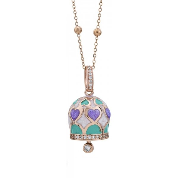 Boccadamo Womens Necklace with Lucky Bell CL/GR22 Image of the Boccadamo Womens Necklace with Lucky Bell CL/GR22