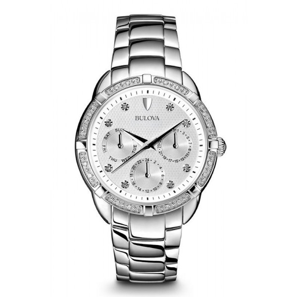 Kaufen Sie Bulova Damenuhr Diamonds 96W195 Quartz