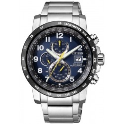Citizen Herrenuhr Funkuhr H800 Sport Chrono Eco-Drive AT8124-91L