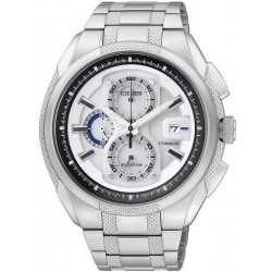 Citizen Men's Watch Super Titanium Chrono Eco-Drive CA0200-54B