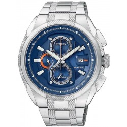 Citizen Men's Watch Super Titanium Chrono Eco-Drive CA0200-54L