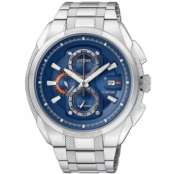 Buy Citizen Men's Watch Super Titanium Chrono Eco-Drive CA0200-54L