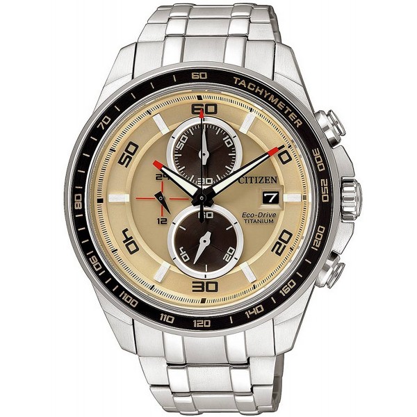 Orologio da Uomo Citizen Super Titanium Crono Eco-Drive CA0348-53W Comprare Orologio da Uomo Citizen Super Titanium Crono Eco-Drive CA0348-53W