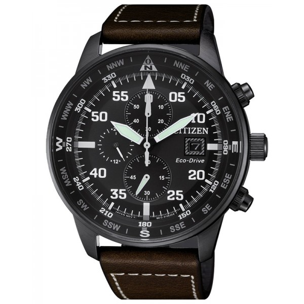 Comprare Orologio da Uomo Citizen Aviator Crono Eco-Drive CA0695-17E