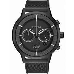 Citizen Men's Watch Super Titanium Chrono Eco-Drive CA4405-17H