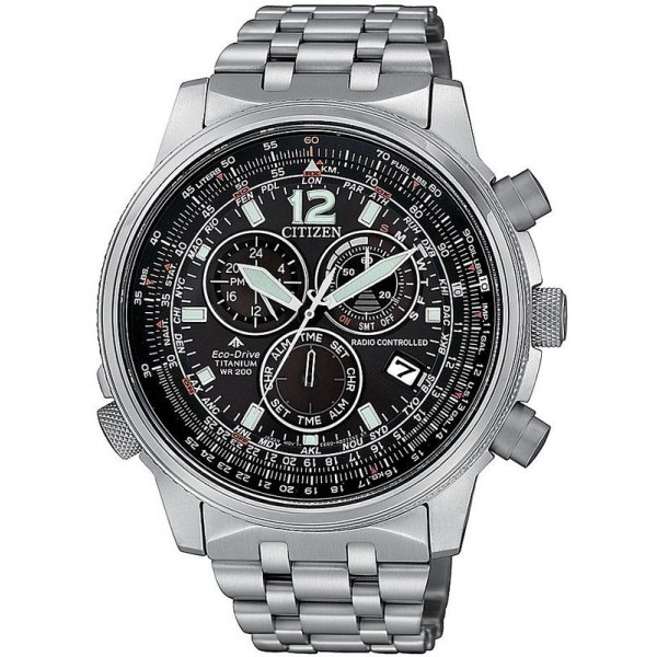 Citizen Men's Watch Radio Controlled Chrono Pilot Super Titanium CB5850-80E Buy Citizen Men's Watch Radio Controlled Chrono Pilot Super Titanium CB5850-80E