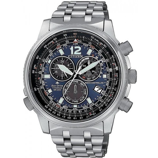 Kaufen Sie Citizen Herrenuhr Promaster Land Funkuhr Chrono Pilot Super Titanium CB5850-80L