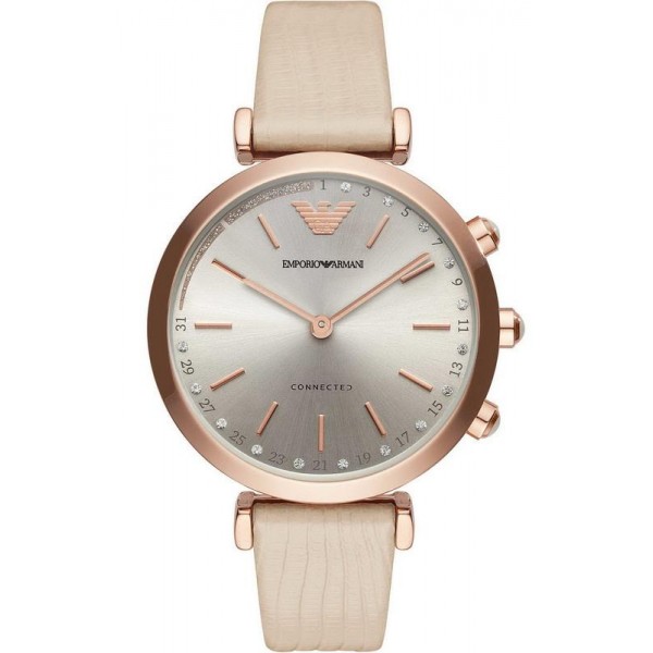 Kaufen Sie Emporio Armani Connected Damenuhr Gianni T-Bar ART3020 Hybrid Smartwatch