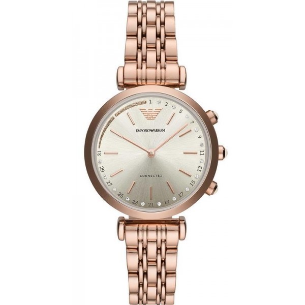 Emporio Armani Connected Damenuhr Gianni T-Bar ART3026 Hybrid Smartwatch Kaufen Sie Emporio Armani Connected Damenuhr Gianni T-Bar ART3026 Hybrid Smartwatch
