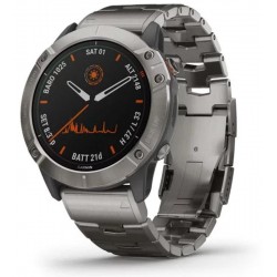 Reloj Garmin Hombre Fēnix 6X Pro Solar Titanium 010-02157-24