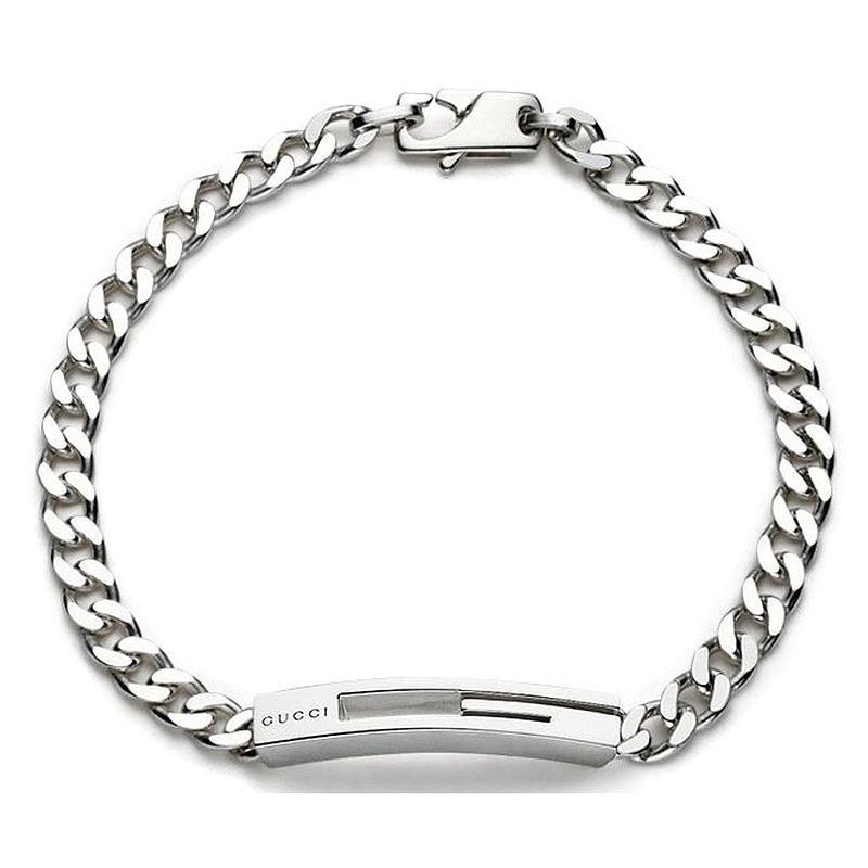 Gucci Men&#39;s Bracelet Silver YBA223738001017 - New Fashion Jewelry