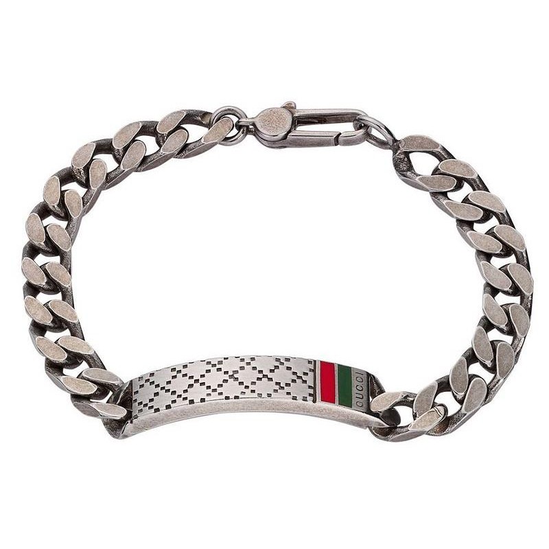 Gucci Men&#39;s Bracelet Diamantissima YBA295676001016 - New Fashion Jewelry