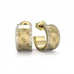 Guess Women's Earrings Round Harmony JUBE01159JWYGT/U