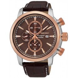 Seiko Men's Watch Neo Sport Alarm Chronograph Quartz SNAF52P1