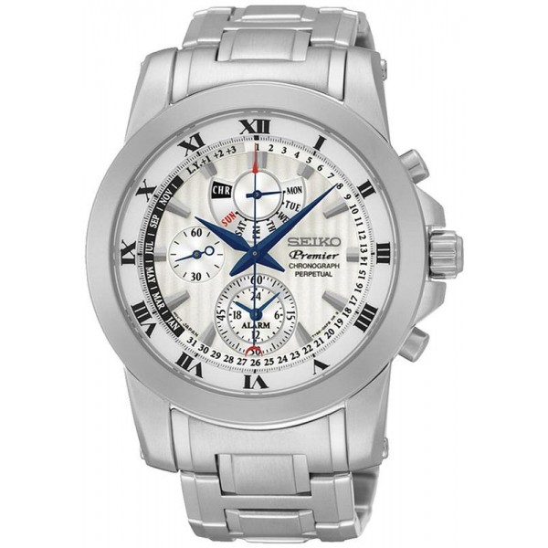Seiko Herrenuhr Premier Chronograph Perpetual Calendar Alarm SPC159P1 Kaufen Sie Seiko Herrenuhr Premier Chronograph Perpetual Calendar Alarm SPC159P1
