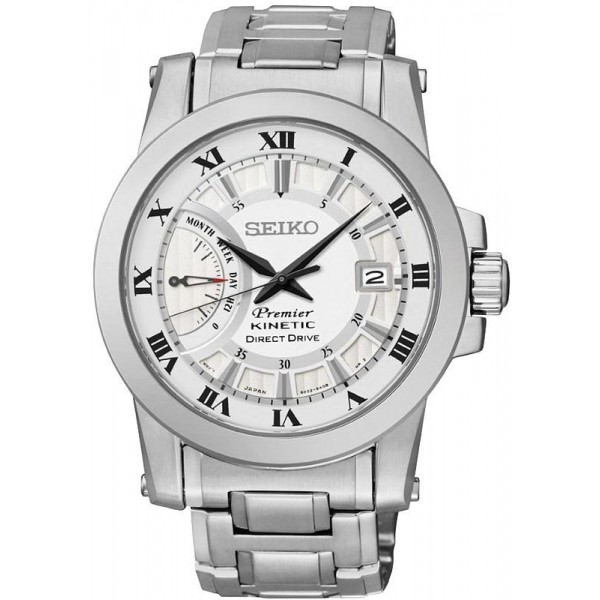 Kaufen Sie Seiko Herrenuhr Premier Kinetic Direct Drive Chronograph SRG007P1