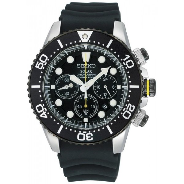 Montre Seiko Homme Prospex Chronograph Diver's 200M Solar SSC021P1 Acheter Montre Seiko Homme Prospex Chronograph Diver's 200M Solar SSC021P1