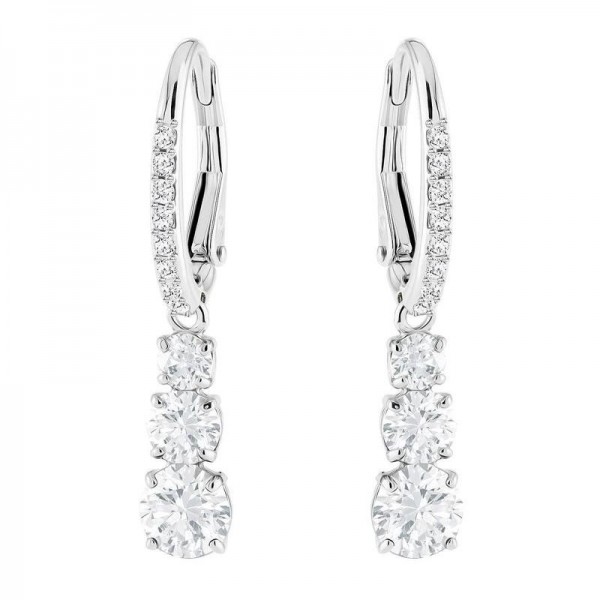 Buy Swarovski Women's Earrings Attract Trilogy Round 5416155
