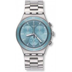 Swatch Unisex Watch Irony Chrono Clear Water YCS589G