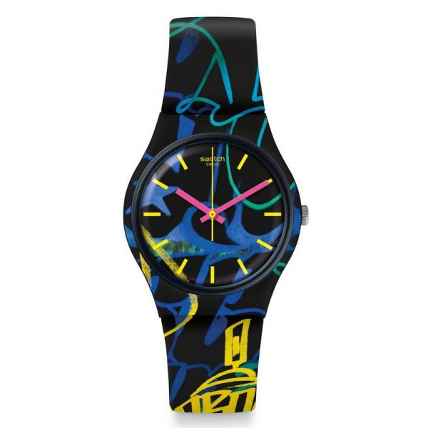 Buy Swatch Unisex Watch Gent Nightclub GB318